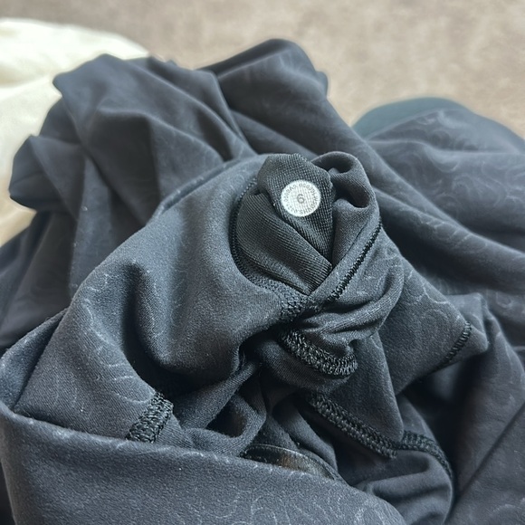 Lululemon Align High-Rise Pant 28" Yogo Emboss Black / Black - Picture 11 of 11